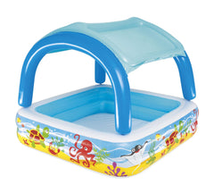 Bestway Beach Buddy Shaded Play Pool 1.40m x 1.40m