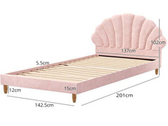 Ariel Princess Bed & MEM23 Mattress - Double