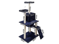 Cat Tree Blue - 150 cm