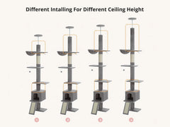 Cat Tree 210-274 cm