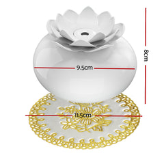 Aromatherapy Diffuser Aroma Ceramic Essential Oils Air Humidifier Lotus