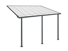 Aluminium Patio Canopy Grey - 10ft x 14ft