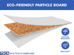 18mm Table Top 120 x 60 cm - White