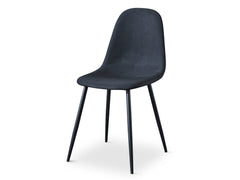 Axis PU Dining Chair Black - Set of 4