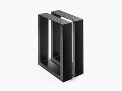 Box Shape Small Metal Table Legs - Set of 2