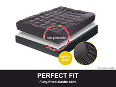 Bamboo Charcoal Mattress Topper - King