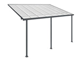 Aluminium Patio Canopy Grey - 10ft x 16ft