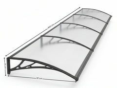 Clear Window Awning 100cm x 400cm