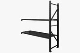 2-Layer Longspan Shelving Add-On Black – 1.5 M