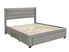 Coronado-A Bed Frame With Drawers & B34 Mattress - Double