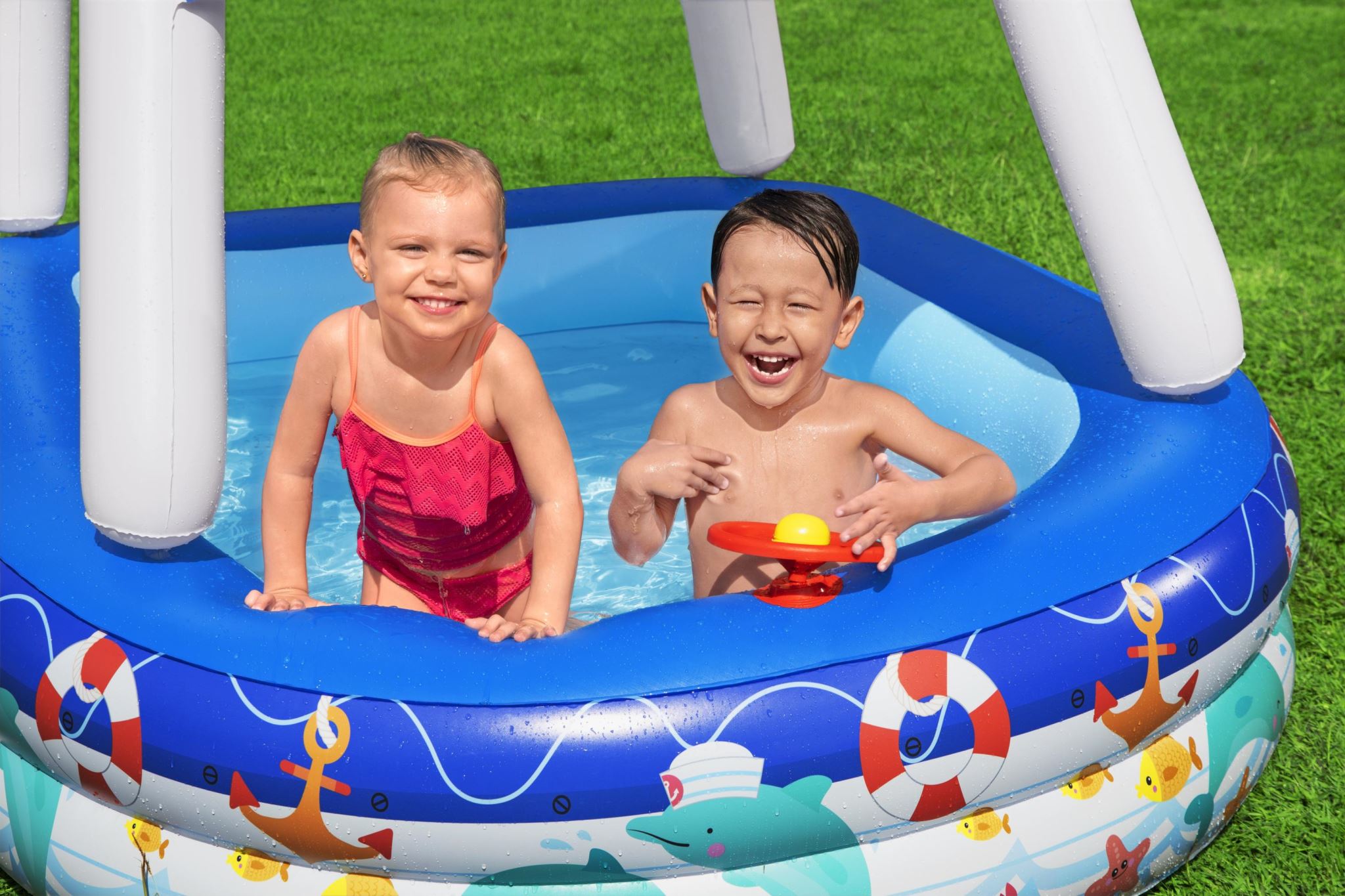 Bestway Family Pool with Canopy 2.13 m x 1.55 m