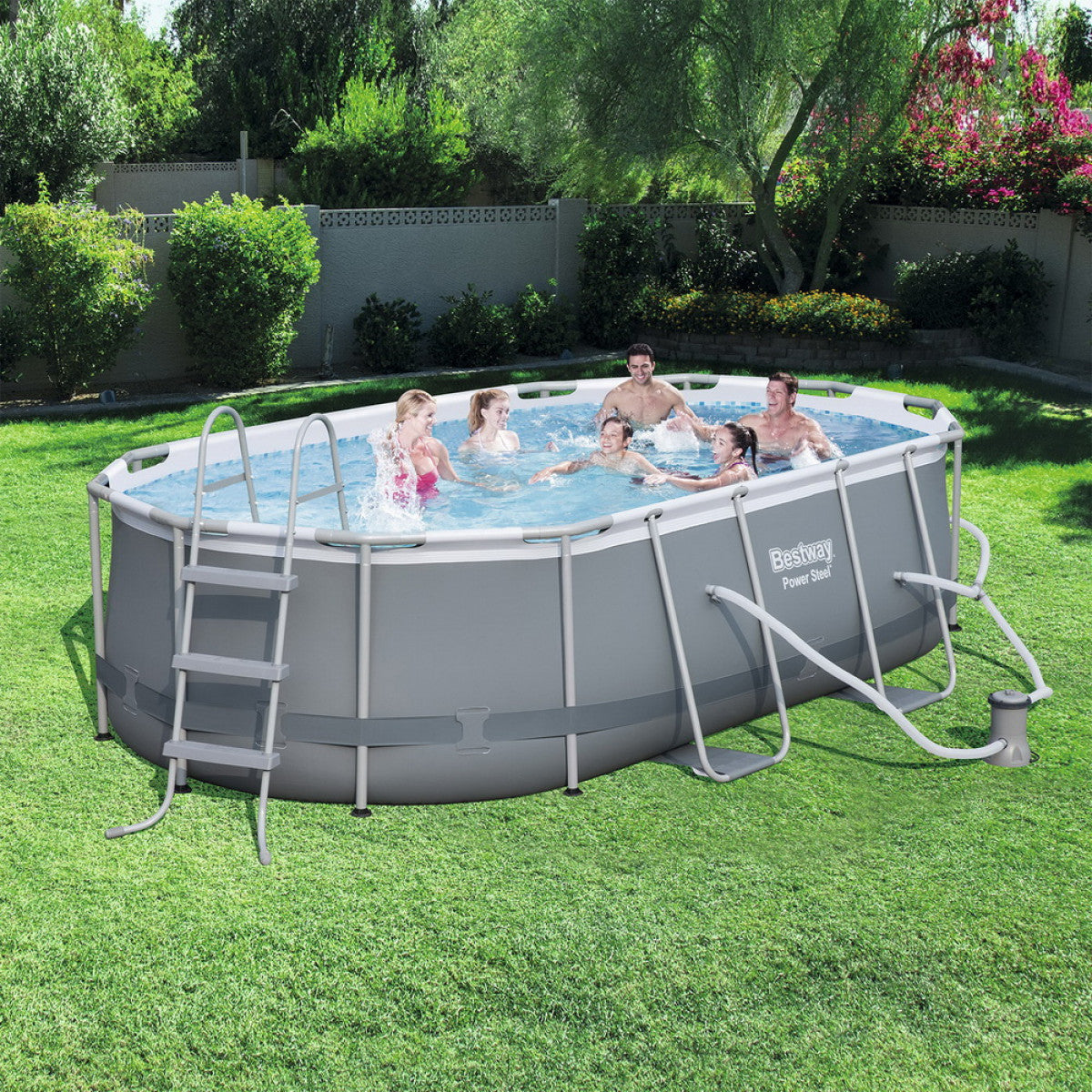 Bestway Power Steel Oval Pool 4.27m x 2.5m