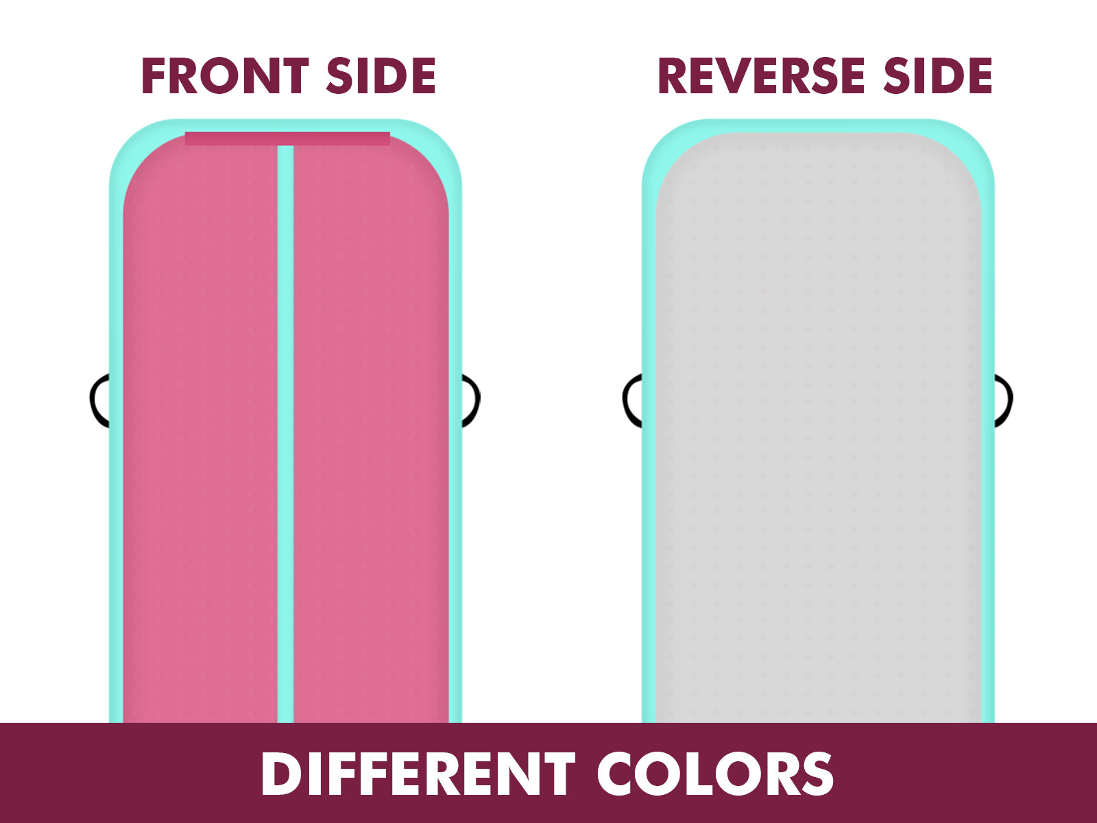 Air Track Pink & Green – 600cm x 100cm x 20cm