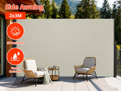 Beige Side Awning 300cm x 200cm