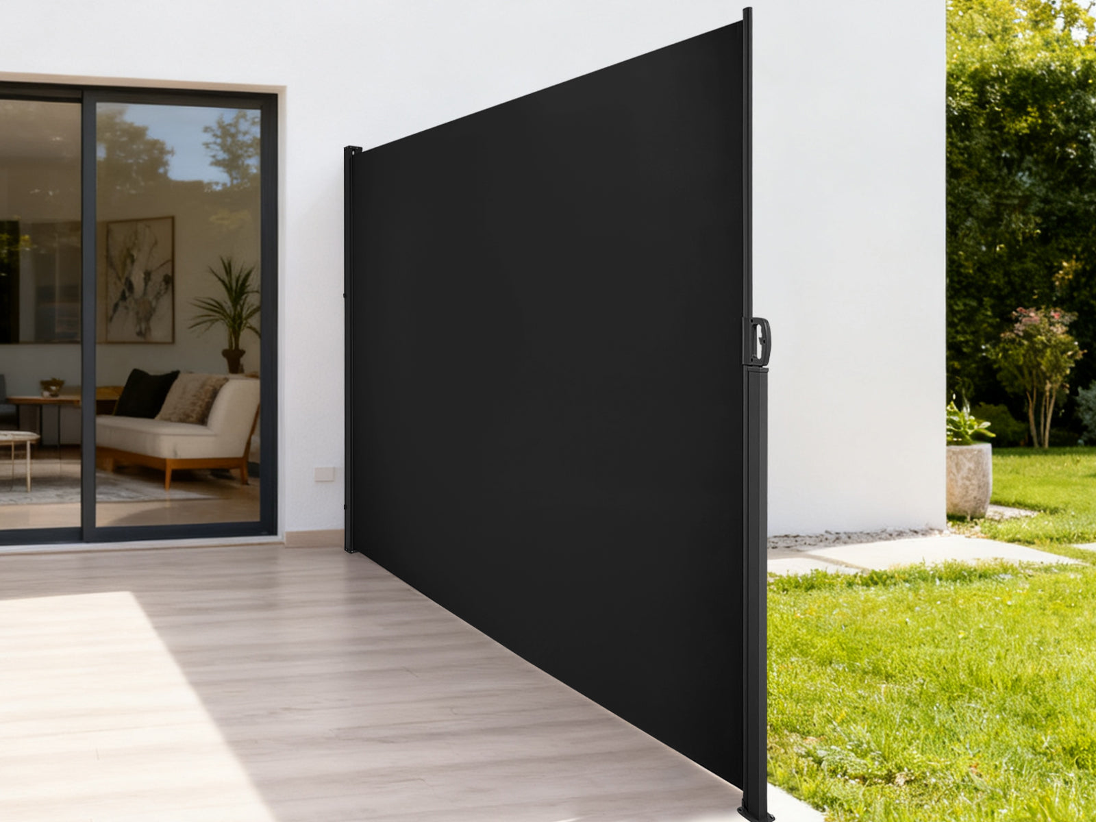 Black Side Awning 300cm x 200cm