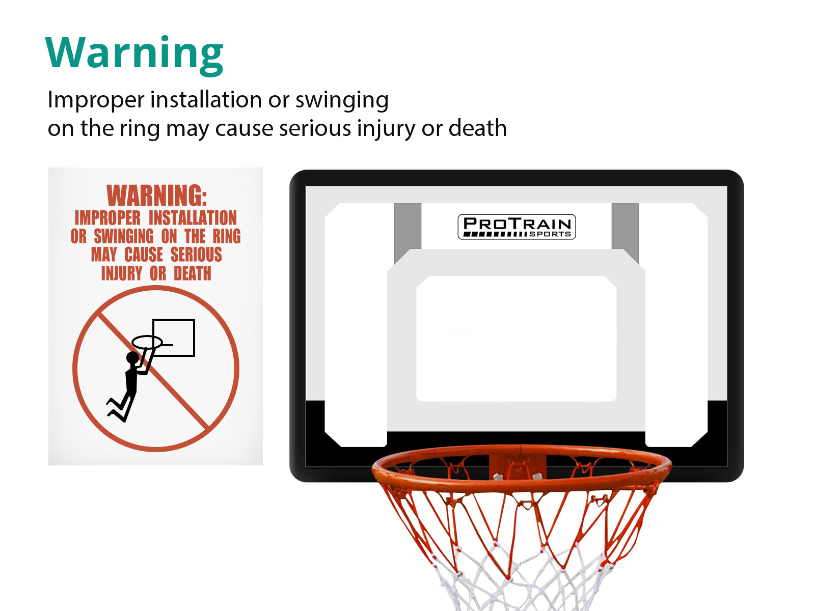 Adjustable Portable Basketball Stand Hoop - 2.1 m