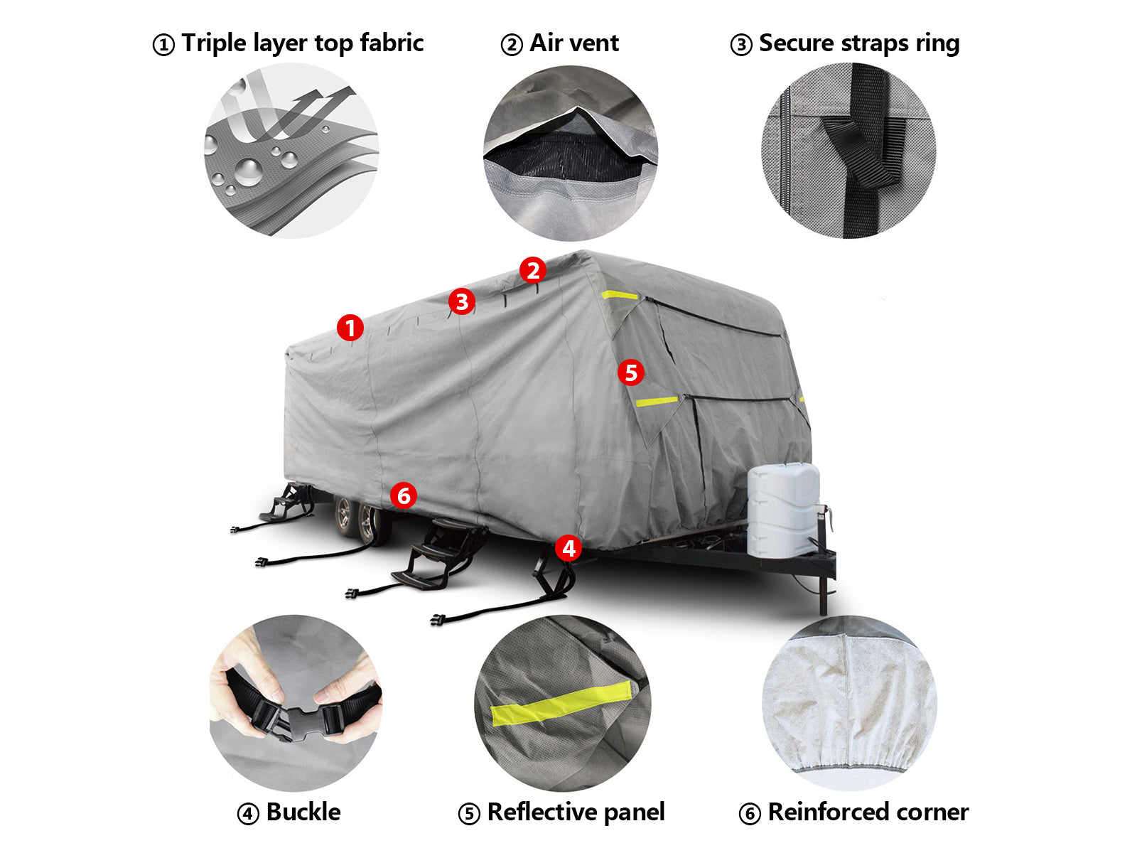 Caravan Cover - 14 - 16 Ft