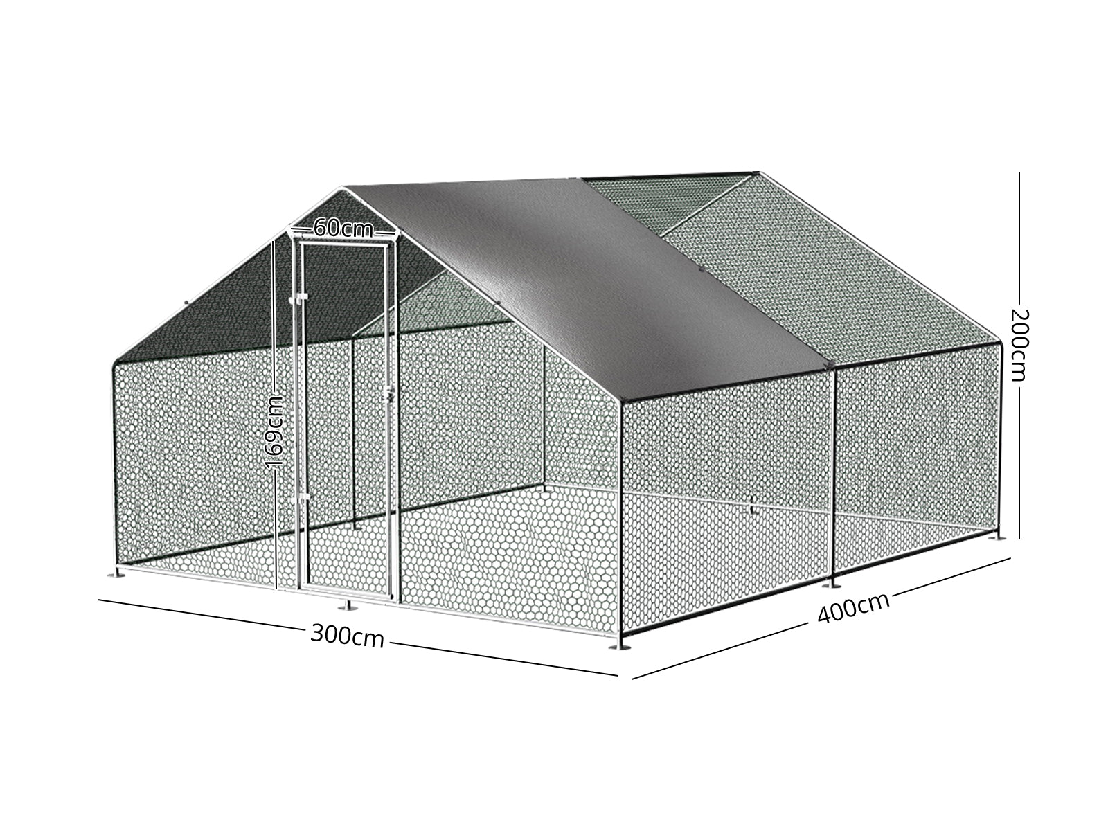 25mm Chicken Coop - 3m x 4m x 2m