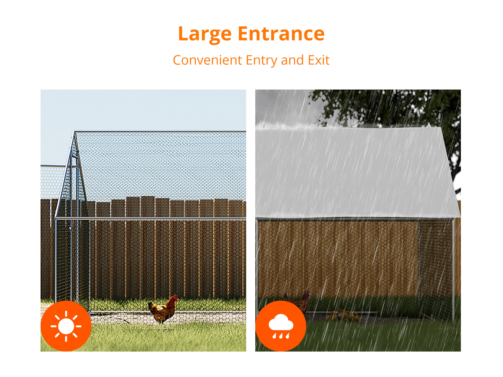 25mm Chicken Coop 3m x 6m x 2m