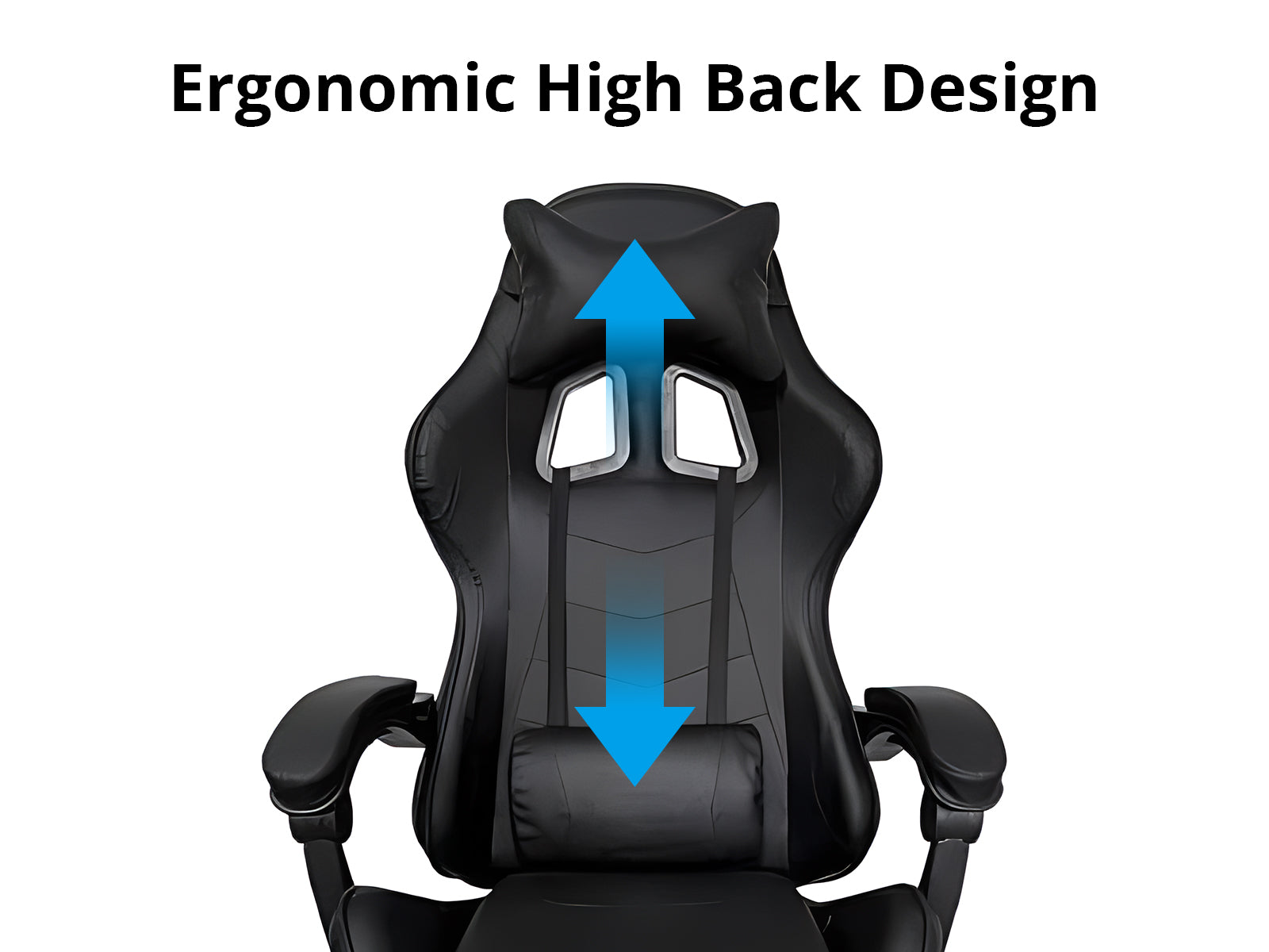 Chano Deluxe Gaming Chair PU Black
