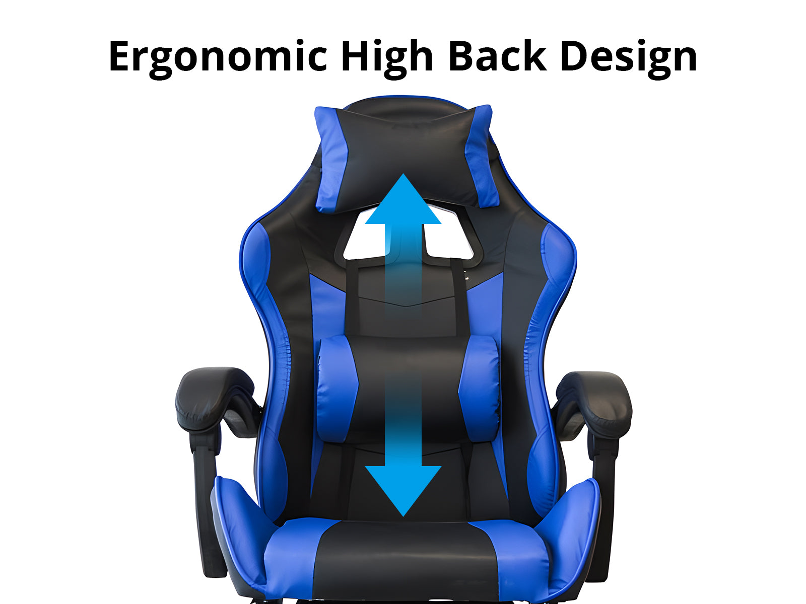 Chano Deluxe Gaming Chair - Blue