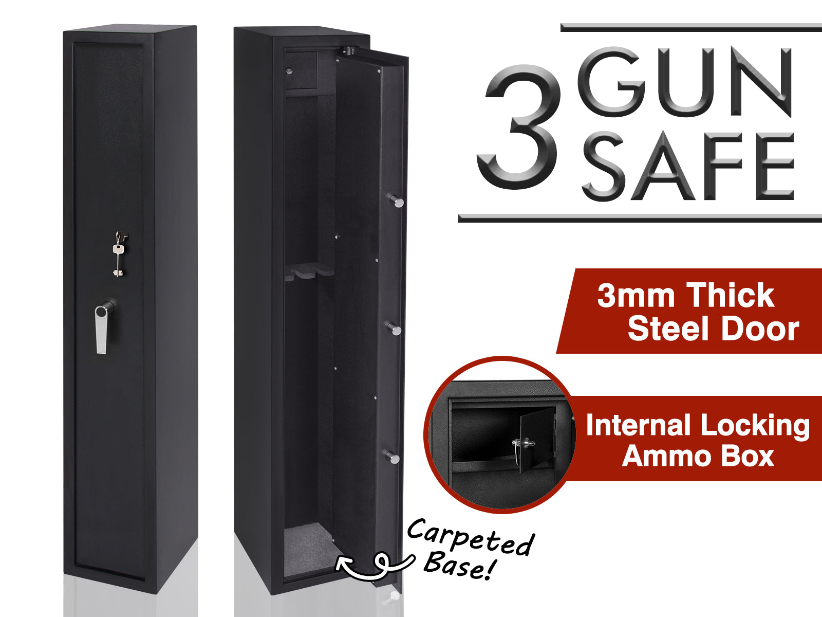 3-Gun Safe Cabinet