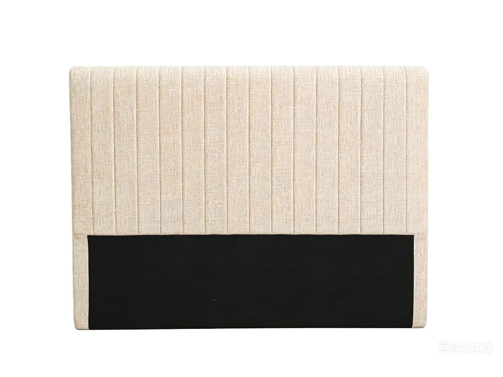 Coleford Headboard Chenille Beige - Double