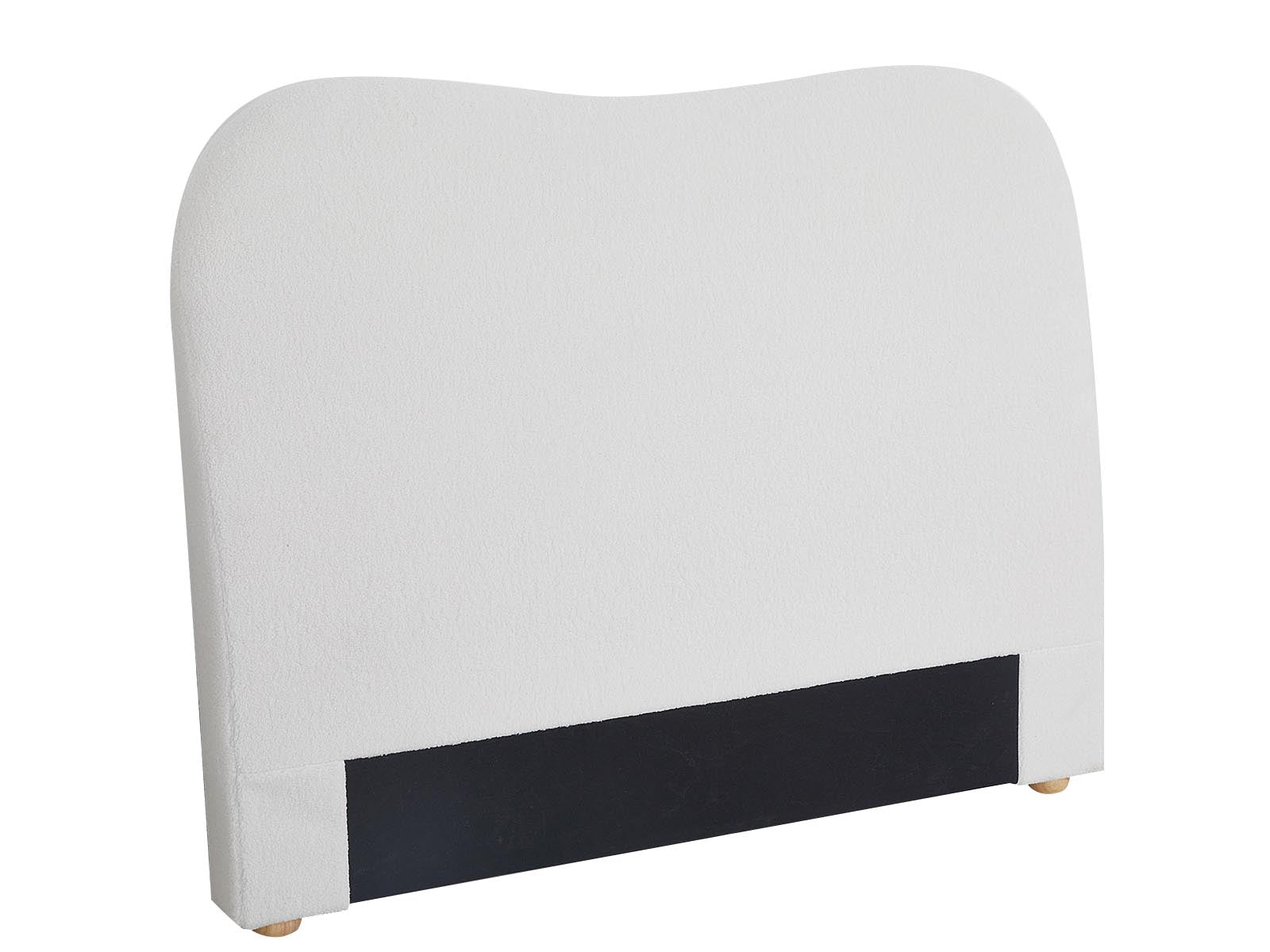 Alva Boucle Headboard White - Queen