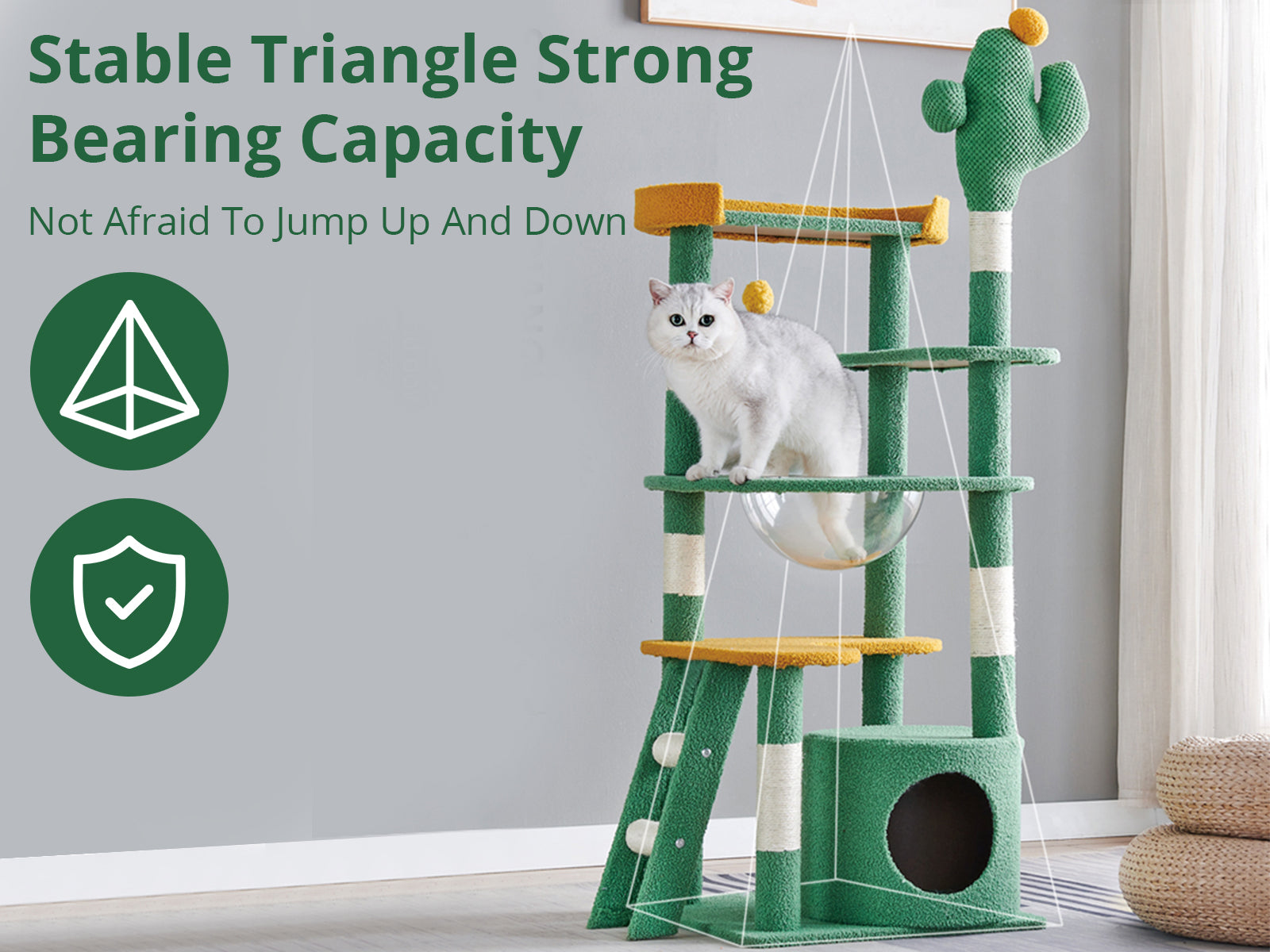 Cactus Cat tree - 143 cm