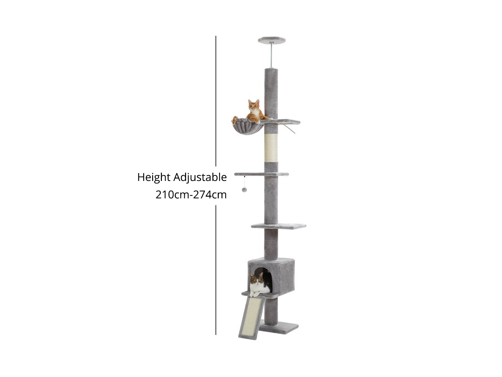 Cat Tree 210-274 cm