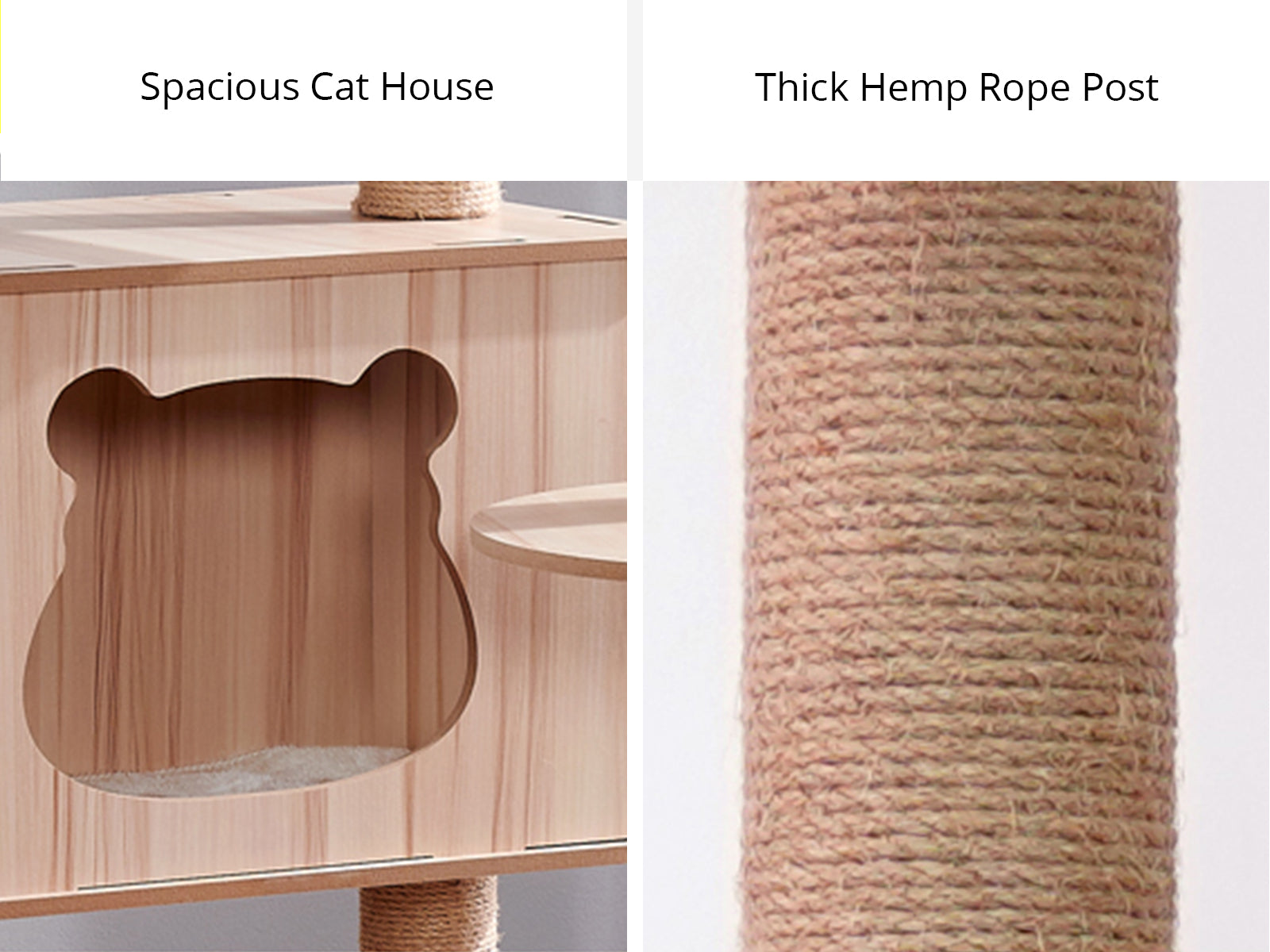 Cat Tree Wooden - 150 cm