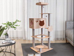 Cat Tree Wooden - 165 cm
