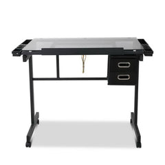 Artiss Drawing Desk Drafting Table - Black