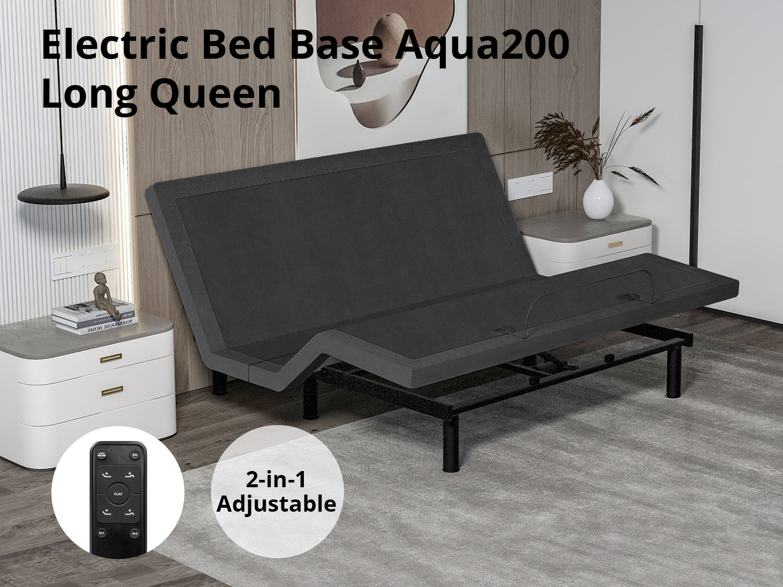Aqua200 Electric Bed Base - Queen