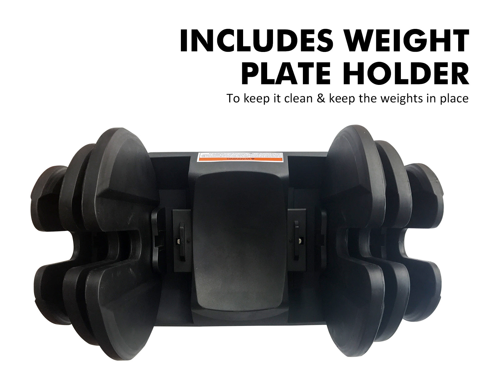 Adjustable Dumbbell Black - 40 kg