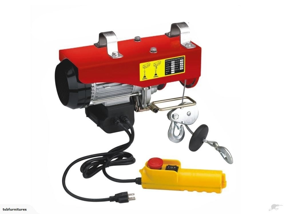 400/800kg Electric Hoist Winch with Lifting Cable
