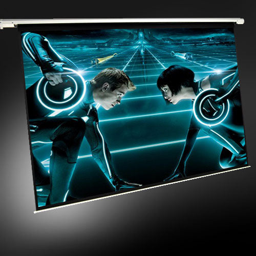 100 Inchs Wide Screen Electric Motorized Projector Screen with Wireless Remote