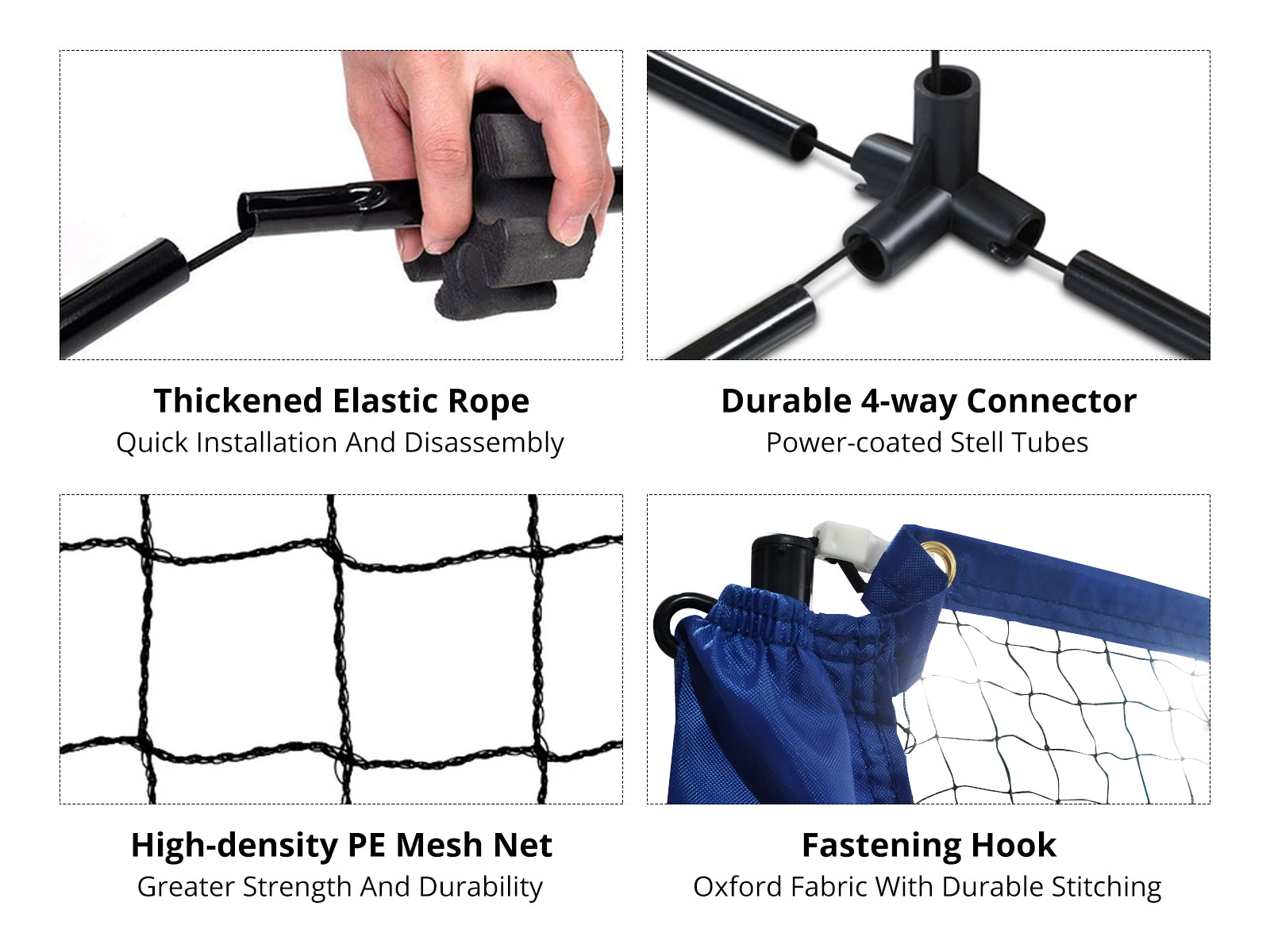 Ball Game Net Adjustable 4m