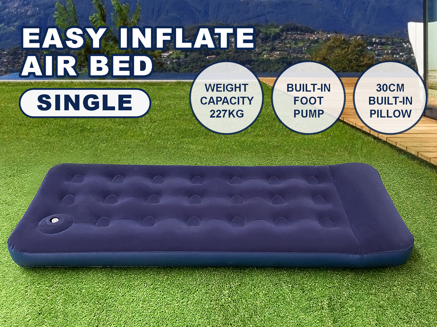 Bestway Air Bed Mattress 22 cm – Single