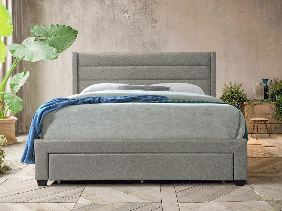 Coronado-A Bed Frame With Drawers & Euro Top Mattress J32 - Double