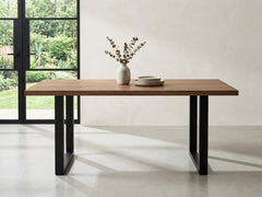 Box Shape Large Metal Table Legs - Set of 2