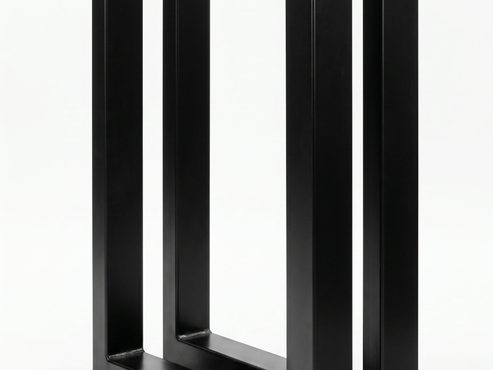 Box Shape Large Metal Table Legs - Set of 2