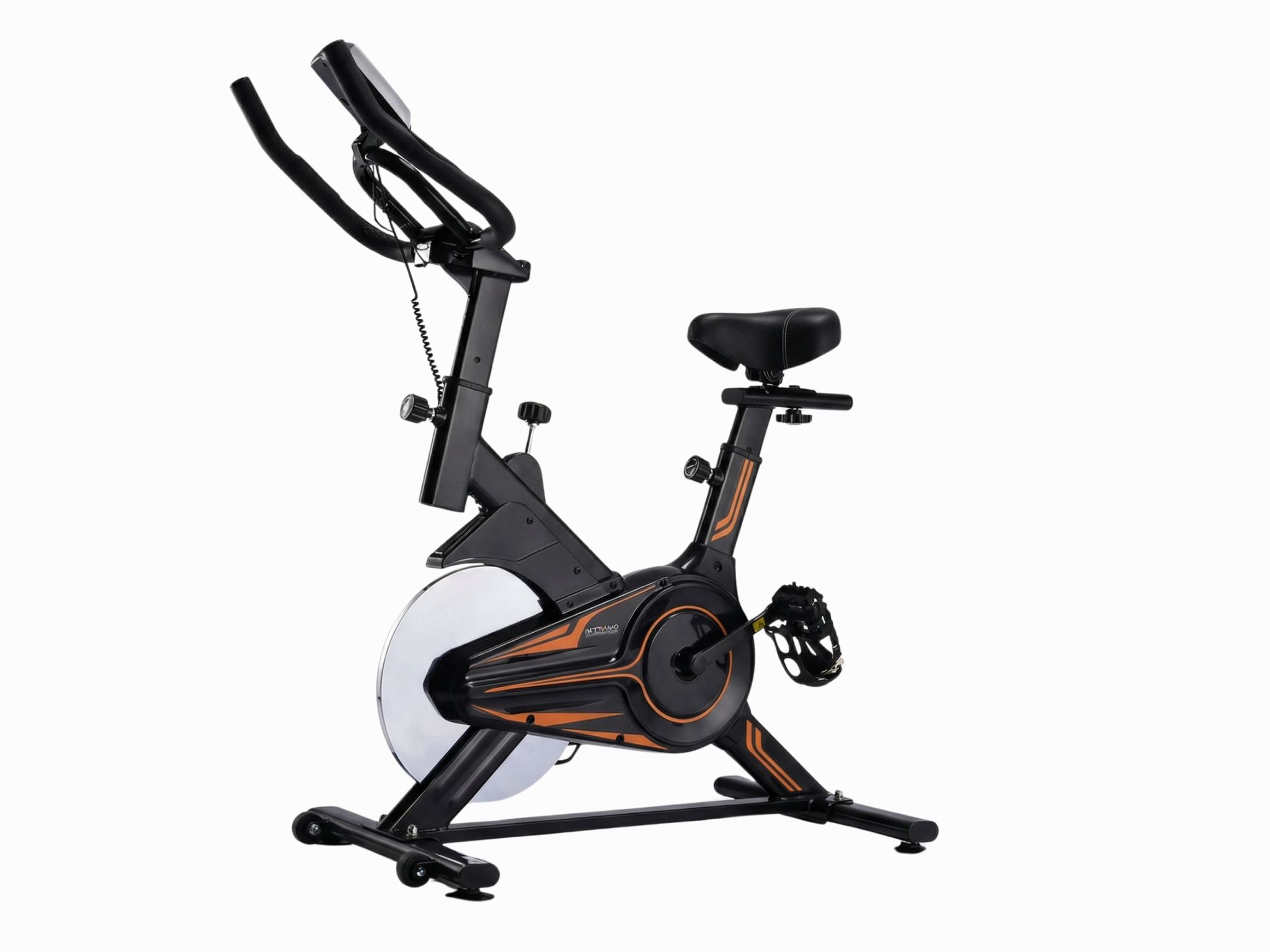 11kg Flywheel Exercise Spin Bike – Orange
