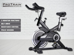 18kg Flywheel Exercise Spin Bike – Grey