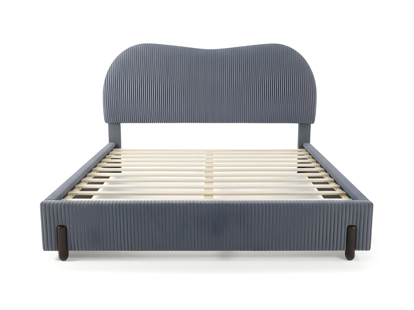 Arna Bed Frame Grey & Bon15 Mattress - Queen