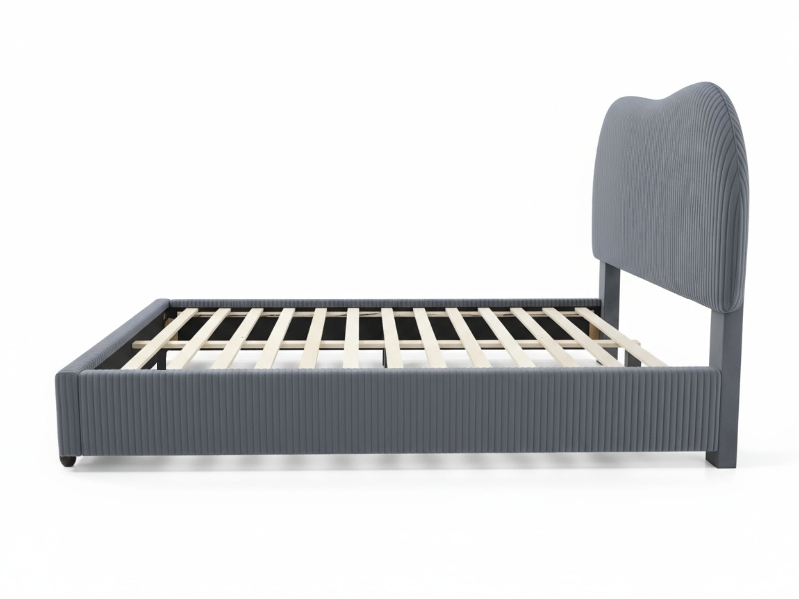 Arna Bed Frame Grey & Bon21 Mattress - Queen