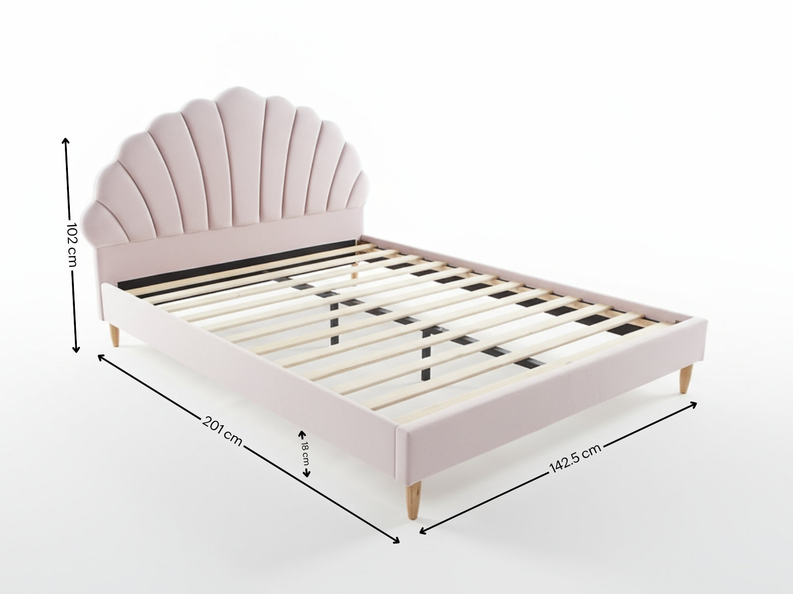 Ariel Princess Bed - Double