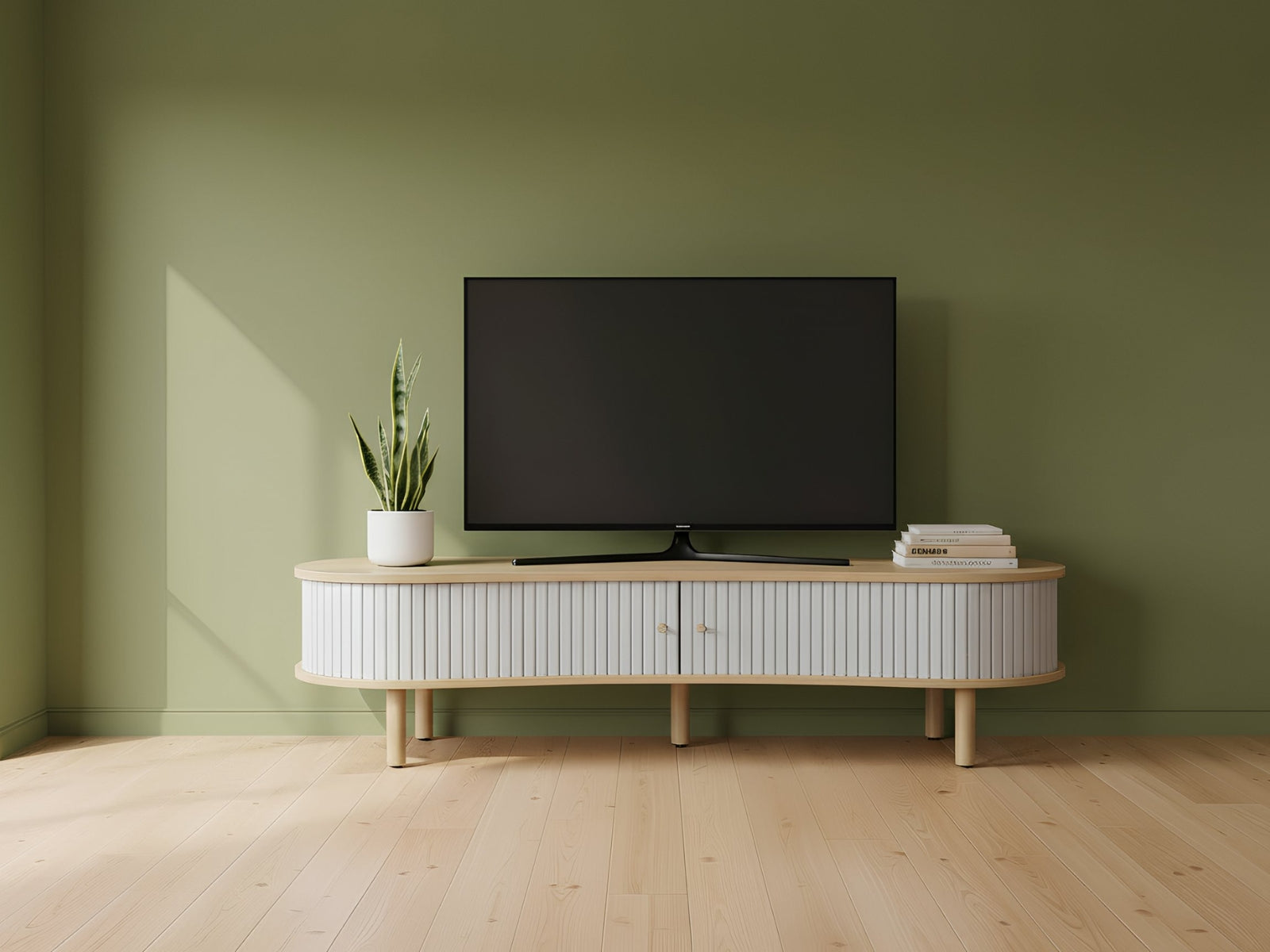 Ayla Tambour Entertainment Unit - 140 cm