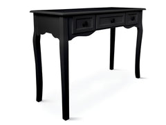 3-Drawer Console Table - Black