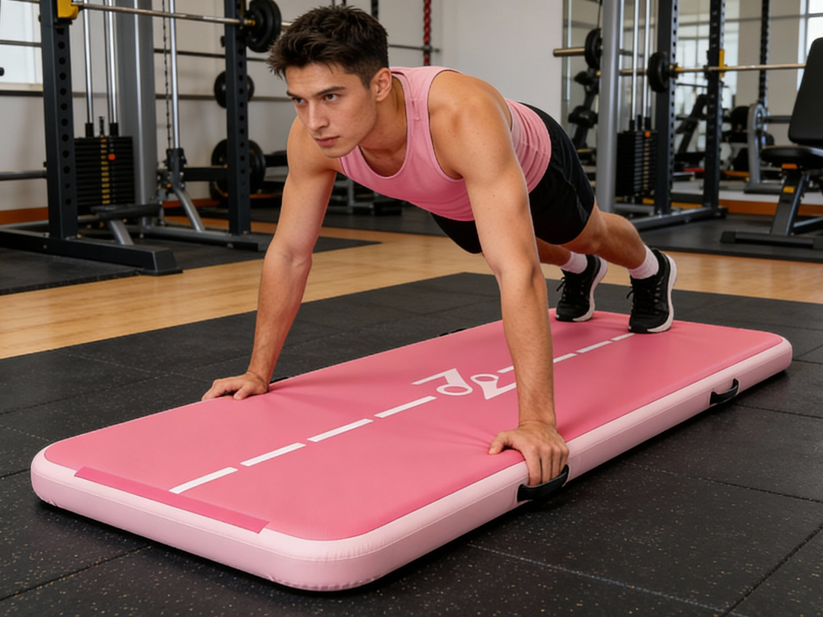 Air Track Pink – 400cm x 100cm x 10cm